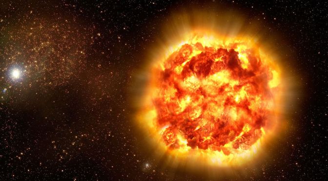 L’onde de choc d’une supernova observée pour la première fois